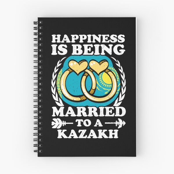 Item preview, Happiness Is Being Married To A Kazakh designed and sold by GabbyKash.