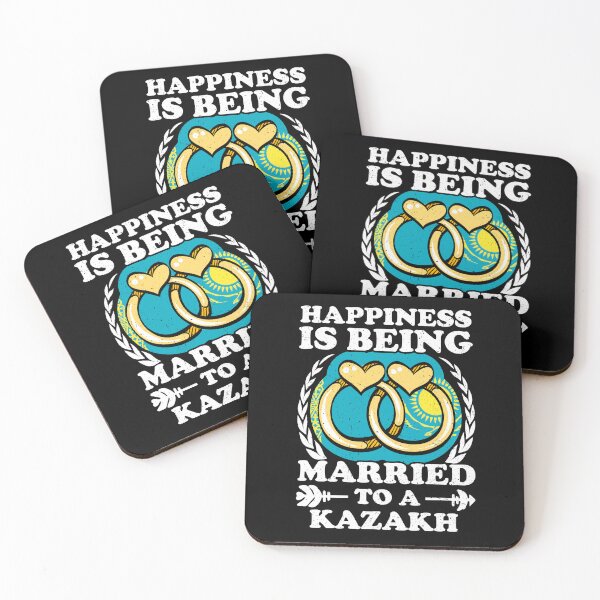 Item preview, Happiness Is Being Married To A Kazakh designed and sold by GabbyKash.