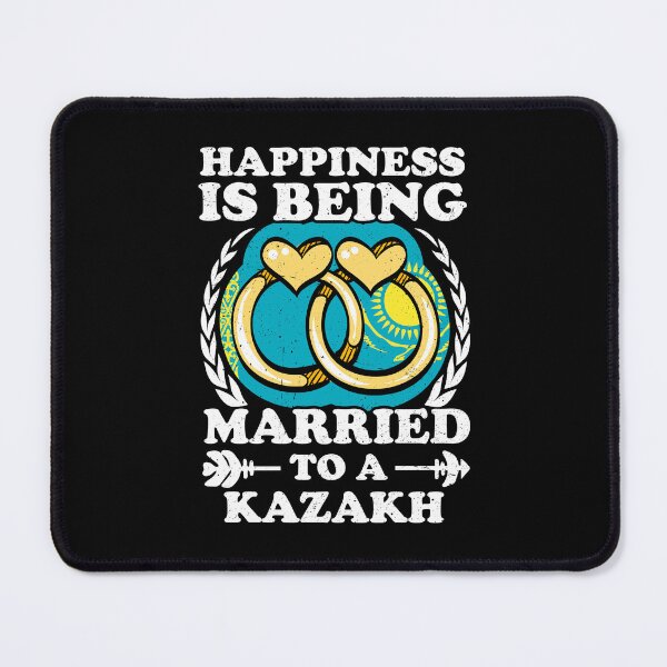 Item preview, Happiness Is Being Married To A Kazakh designed and sold by GabbyKash.