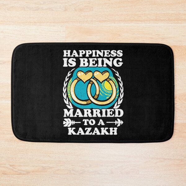 Item preview, Happiness Is Being Married To A Kazakh designed and sold by GabbyKash.