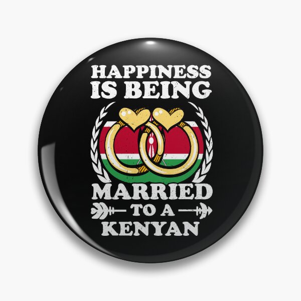 Item preview, Happiness Is Being Married To A Kenyan designed and sold by GabbyKash.