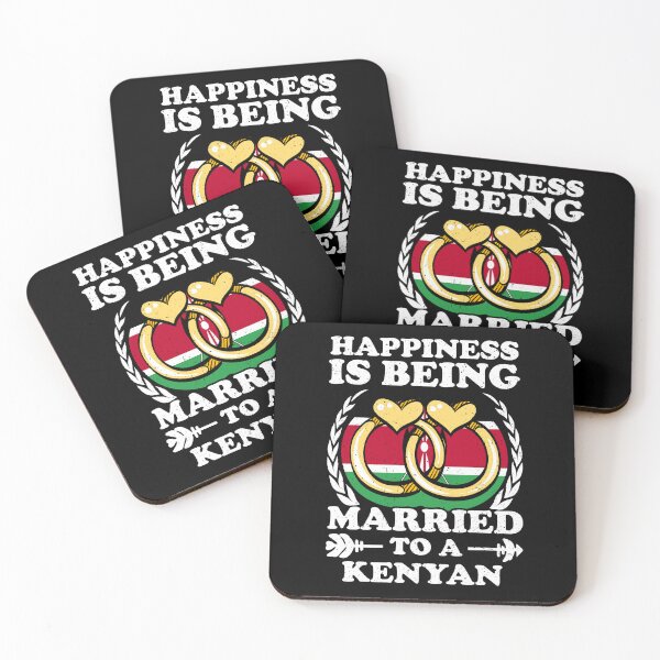 Item preview, Happiness Is Being Married To A Kenyan designed and sold by GabbyKash.