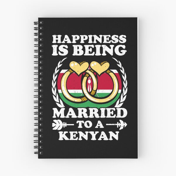 Item preview, Happiness Is Being Married To A Kenyan designed and sold by GabbyKash.