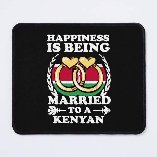 Item preview, Happiness Is Being Married To A Kenyan designed and sold by GabbyKash.