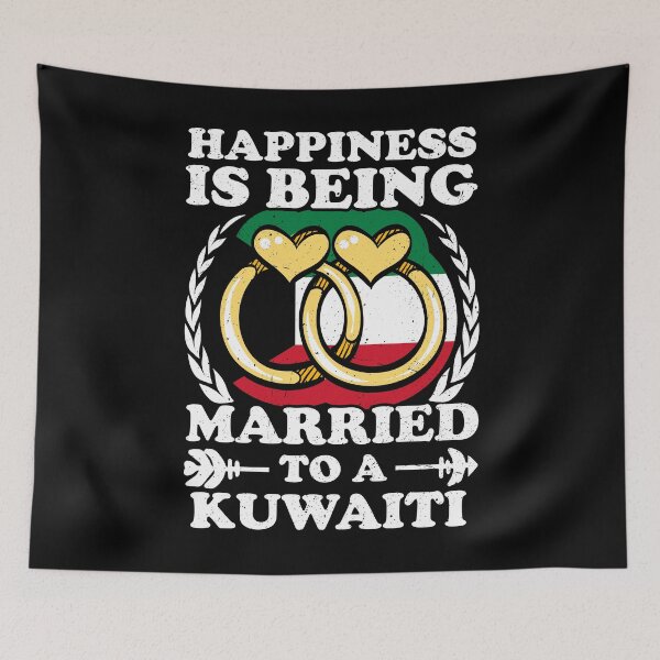 Item preview, Happiness Is Being Married To A Kuwaiti designed and sold by GabbyKash.