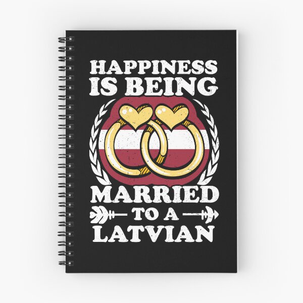 Item preview, Happiness Is Being Married To A Latvian designed and sold by GabbyKash.