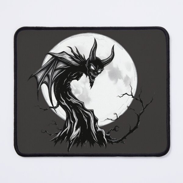 Item preview, Spooky Creature Under the Moon designed and sold by UnhingedBird.