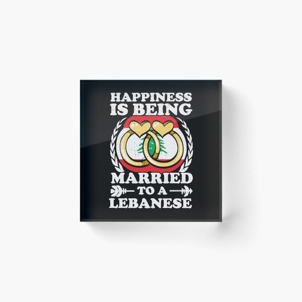 Item preview, Happiness Is Being Married To A Lebanese designed and sold by GabbyKash.