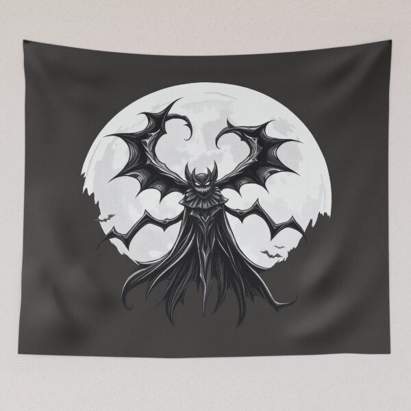 Item preview, Spooky Creature Under the Moon designed and sold by UnhingedBird.