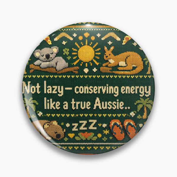 Item preview, True Aussie Conserving Energy Cozy Knit Pattern Design designed and sold by Mauswohn.