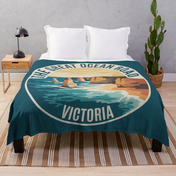 Item preview, Great Ocean Road, Victoria – Vintage Australian Travel Badge Sticker designed and sold by Random Designs.