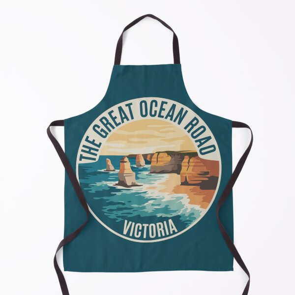 Item preview, Great Ocean Road, Victoria – Vintage Australian Travel Badge Sticker designed and sold by Random Designs.
