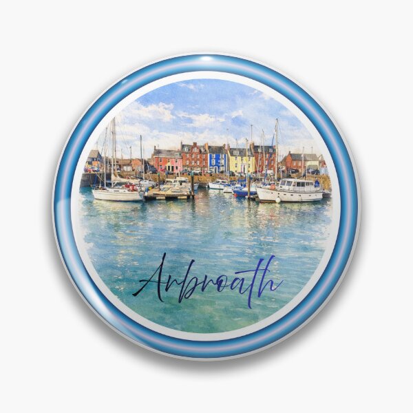 Item preview, I love Scotland - Travel - Arbroath Harbour  designed and sold by WanderingBeach7.