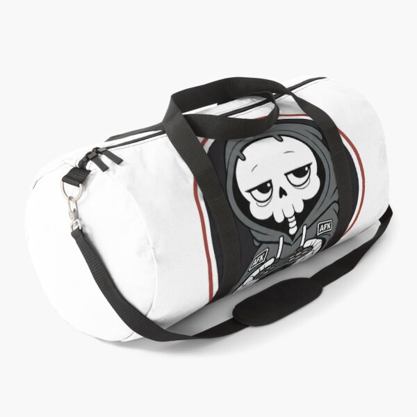 Item preview, Mentally AFK Gamer Skeleton Black & White Version designed and sold by laggy-soul-0.