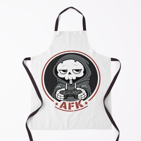 Item preview, Mentally AFK Gamer Skeleton Black & White Version designed and sold by laggy-soul-0.