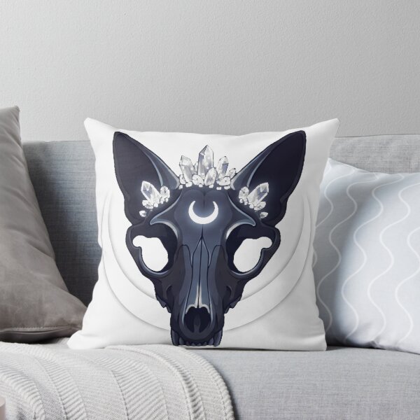 Item preview, Fox Skull Crystal Halo Sigil designed and sold by IllumeInk.