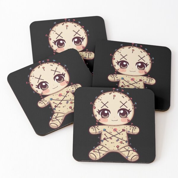 Item preview, Pinned But Unbothered – Cute Voodoo Doll designed and sold by LintonGriffin.