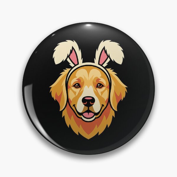 Item preview, Golden Retriever Bunny Ears Easter Dog  designed and sold by clothesy7.