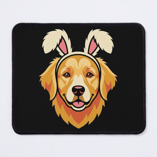 Item preview, Golden Retriever Bunny Ears Easter Dog designed and sold by clothesy7.