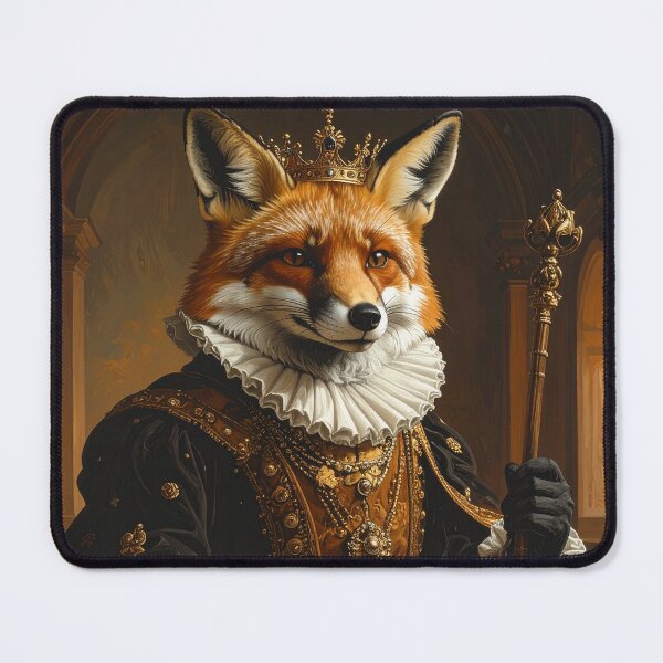 Item preview, Regal Renaissance Fox Royal Portrait Painting designed and sold by Rutvain.