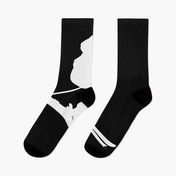 Item preview, Skier Silhouette – Minimal Alpine Motion Art designed and sold by BrushRushX.