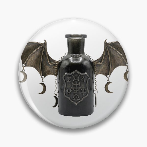Item preview, Batwing Potion Moon Crest designed and sold by IllumeInk.