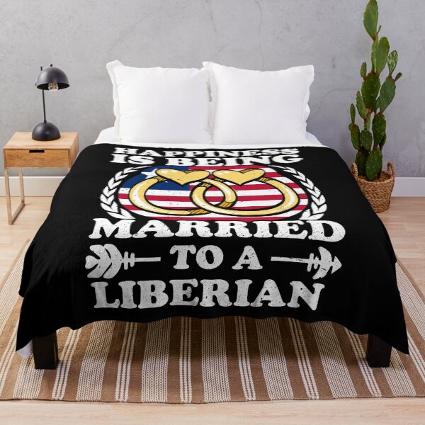 Item preview, Happiness Is Being Married To A Liberian designed and sold by GabbyKash.