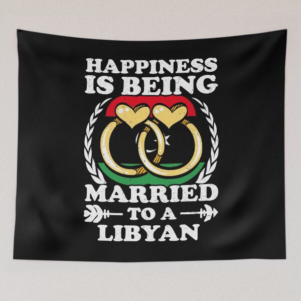 Item preview, Happiness Is Being Married To A Libyan designed and sold by GabbyKash.