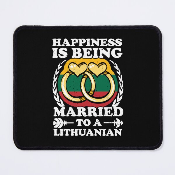 Item preview, Happiness Is Being Married To A Lithuanian designed and sold by GabbyKash.