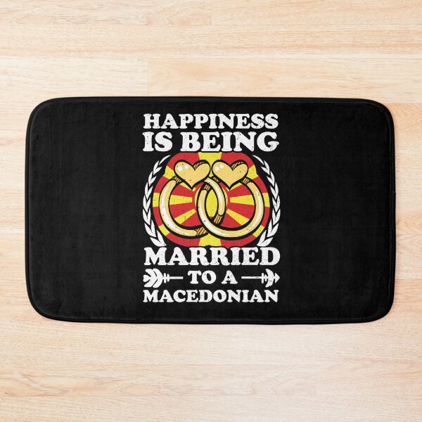 Item preview, Happiness Is Being Married To A Macedonian designed and sold by GabbyKash.