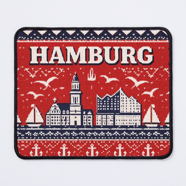 Item preview, Hamburg Skyline Elbphilharmonie Maritime Knitting Pattern Design designed and sold by Mauswohn.