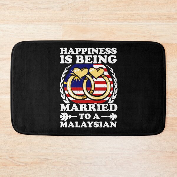 Item preview, Happiness Is Being Married To A Malaysian designed and sold by GabbyKash.