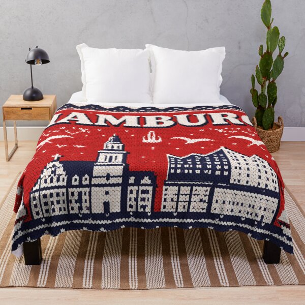 Item preview, Hamburg Skyline Elbphilharmonie Maritime Knitting Pattern Design designed and sold by Mauswohn.