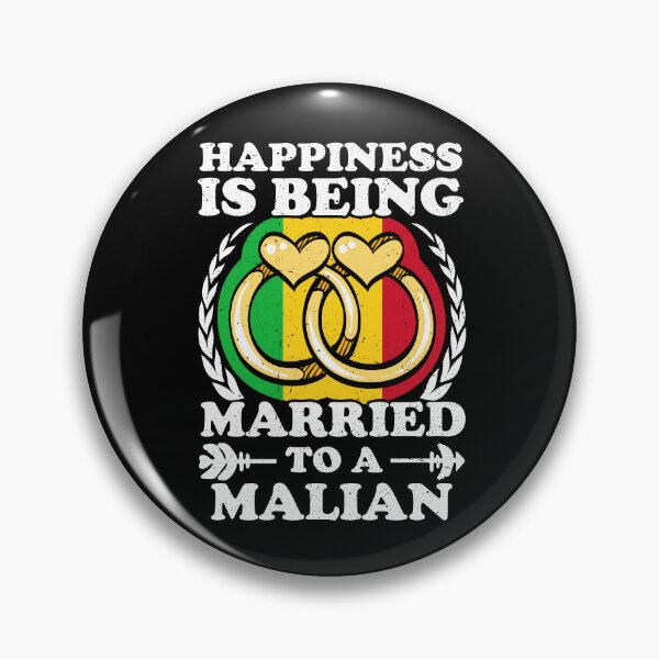 Item preview, Happiness Is Being Married To A Malian designed and sold by GabbyKash.