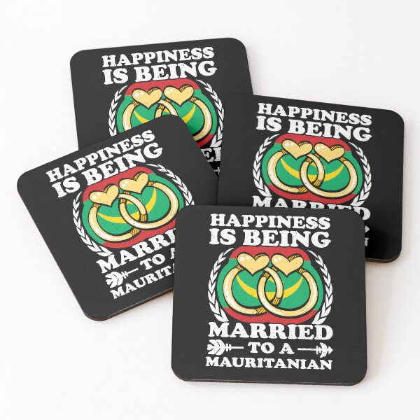 Item preview, Happiness Is Being Married To A Mauritanian   designed and sold by GabbyKash.
