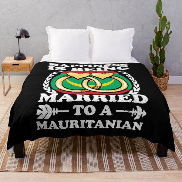 Item preview, Happiness Is Being Married To A Mauritanian   designed and sold by GabbyKash.
