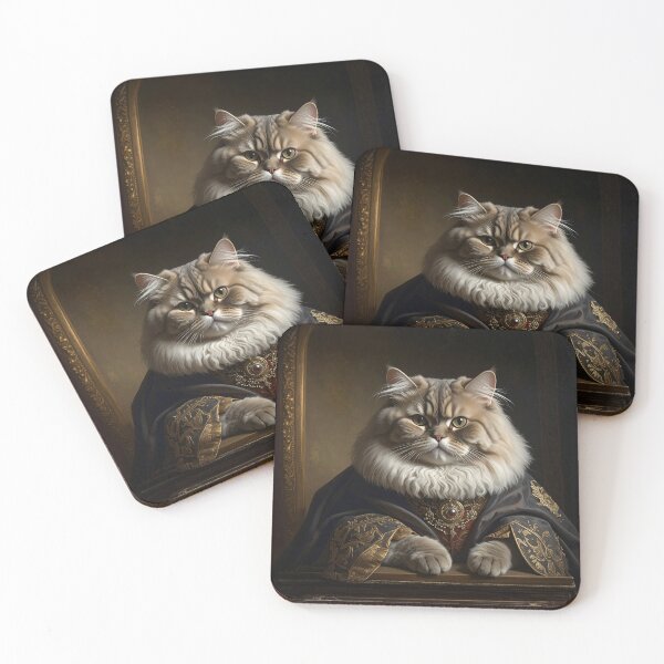 Item preview, Royal Noble Cat Renaissance Portrait designed and sold by Rutvain.