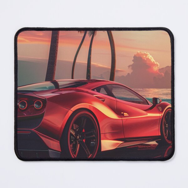 Item preview, Luxury Supercar Sunset – Tropical Beach Vibes designed and sold by Intensegd.
