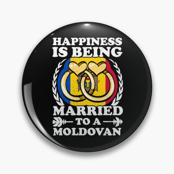 Item preview, Happiness Is Being Married To A Moldovan designed and sold by GabbyKash.