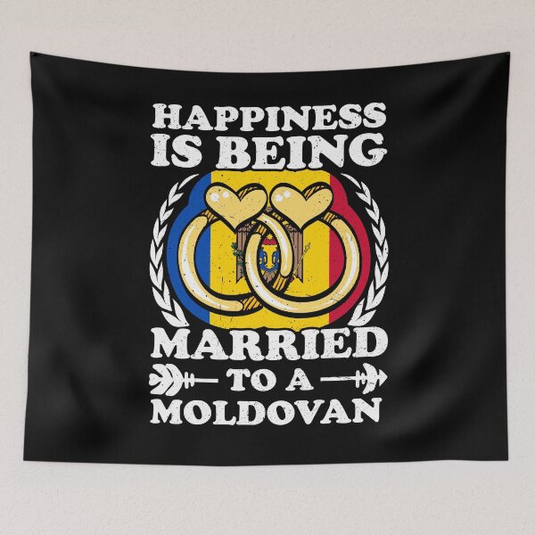 Item preview, Happiness Is Being Married To A Moldovan designed and sold by GabbyKash.
