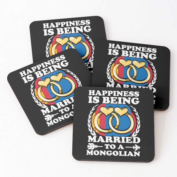 Item preview, Happiness Is Being Married To A Mongolian designed and sold by GabbyKash.