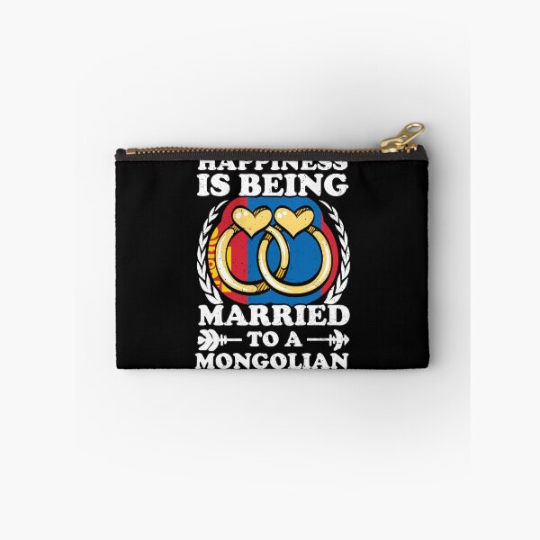Item preview, Happiness Is Being Married To A Mongolian designed and sold by GabbyKash.