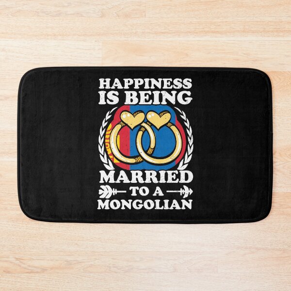 Item preview, Happiness Is Being Married To A Mongolian designed and sold by GabbyKash.
