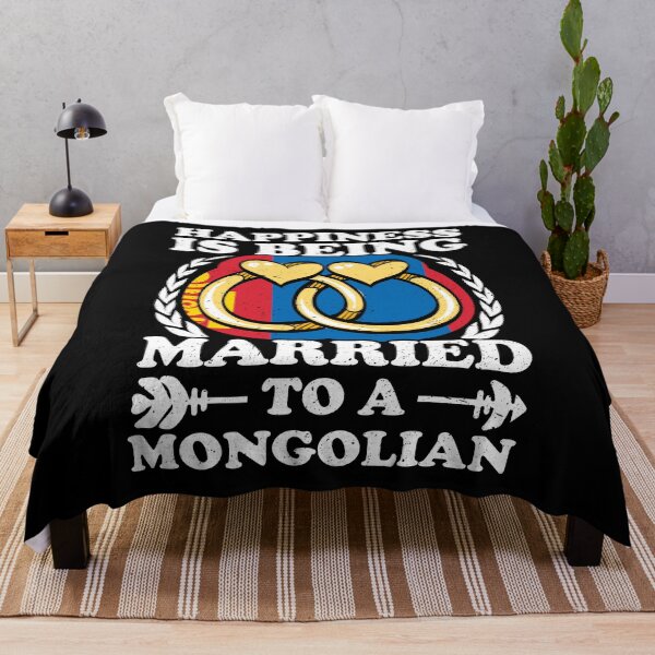 Item preview, Happiness Is Being Married To A Mongolian designed and sold by GabbyKash.