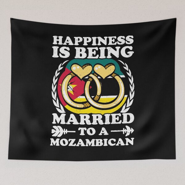 Item preview, Happiness Is Being Married To A Mozambican  designed and sold by GabbyKash.