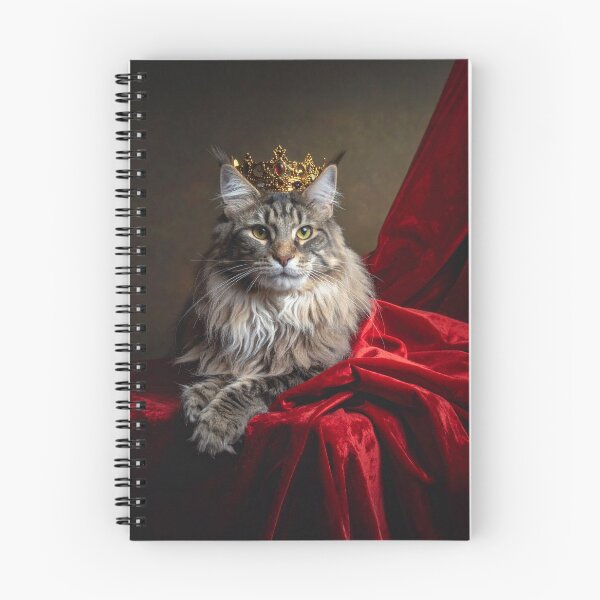 Item preview, Retrato de gato coronado real estilo renacentista designed and sold by Rutvain.