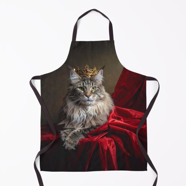 Item preview, Royal Crowned Cat Portrait Renaissance Style designed and sold by Rutvain.
