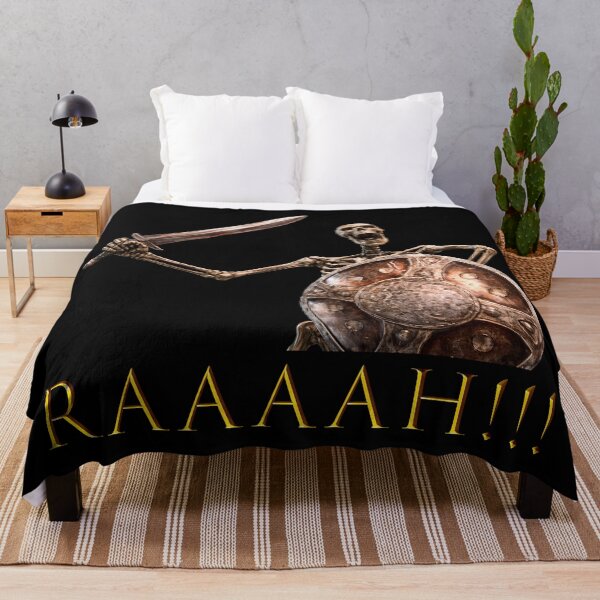 Item preview, Skeleton Banging Shield — RAAAH Meme designed and sold by R-A Designs.