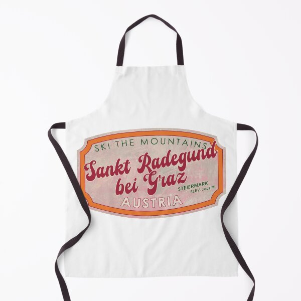 Item preview, Sankt Radegund bei Graz, Austria, Steiermark, Ski, textured skiing badge designed and sold by Wanderful-roads.