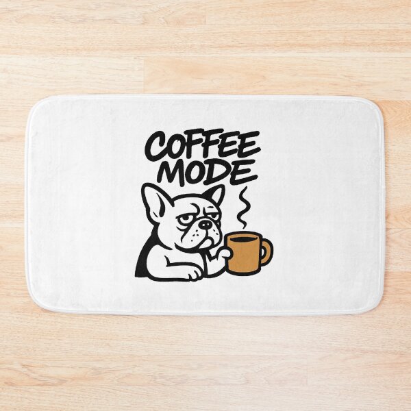 Item preview, Coffee Mode Dog Logo Design designed and sold by OwnYourMood.
